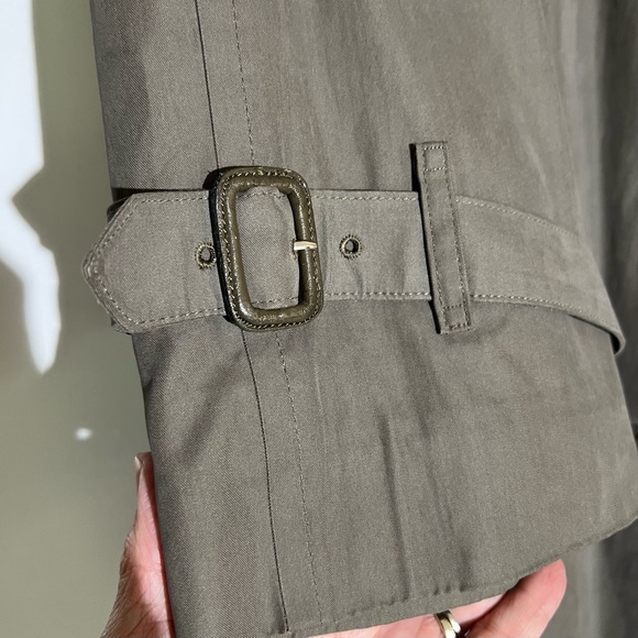 BURBERRY $500! Double-Breasted Trench Coat with Removable Wool Lining EUC - Picture 14 of 16